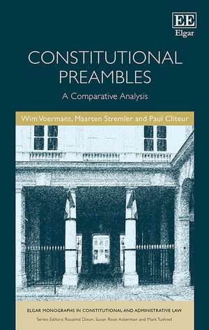 Constitutional Preambles – A Comparative Analysis de Wim Voermans