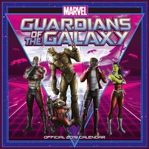 Guardians of the Galaxy Official 2019 Calendar - Square Wall Calendar Format