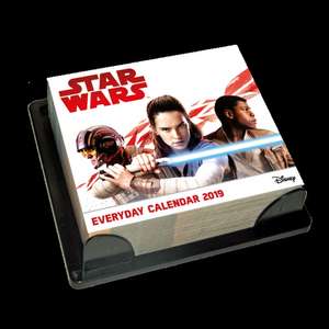 Star Wars Desk Block 2019 Calendar - Page a Day Desk Block Format