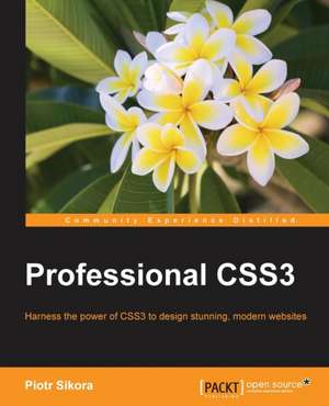 Professional CSS3 de Piotr Sikora