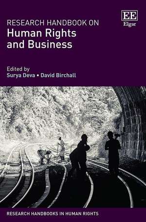 Research Handbook on Human Rights and Business de Surya Deva