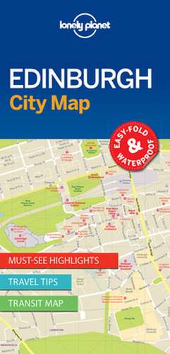 Lonely Planet Edinburghcity Map de Lonely Planet