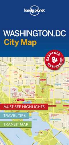 Lonely Planet Washington DC City Map de Lonely Planet