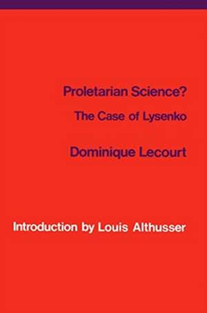 PROLETARIAN SCIENCE