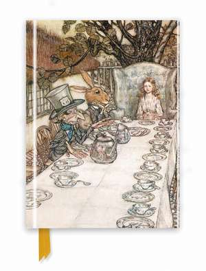 Rackham: Alice In Wonderland Tea Party (Foiled Journal) de Flame Tree Studio