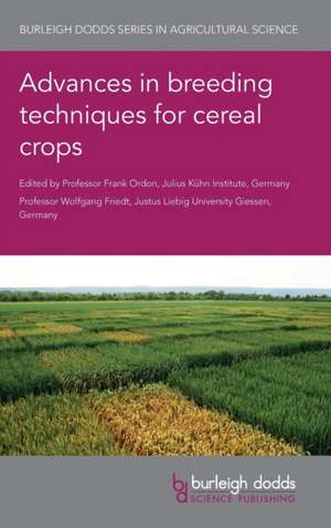 Advances in Breeding Techniques for Cereal Crops