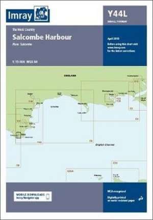 Imray Chart Y44 Salcombe Laminated de Imray