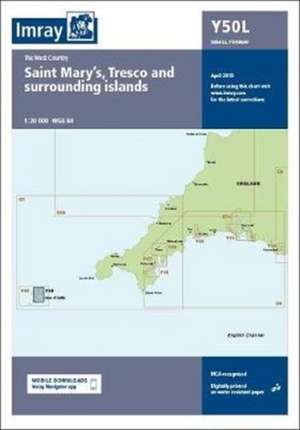 Imray Chart Y50 Laminated de Imray