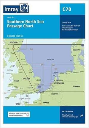 C70 Southern North Sea Passage Chart de Imray