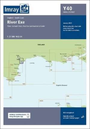Y40 River Exe (Small Format) de Imray Y Series
