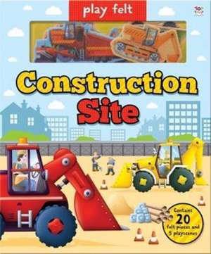 Graham, O: Play Felt Construction Site - Activity Book de Oakley Graham