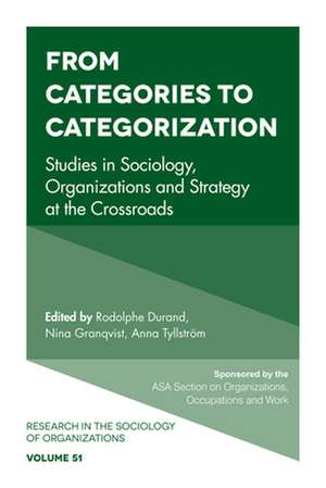 From Categories to Categorization de Rodolphe Durrand