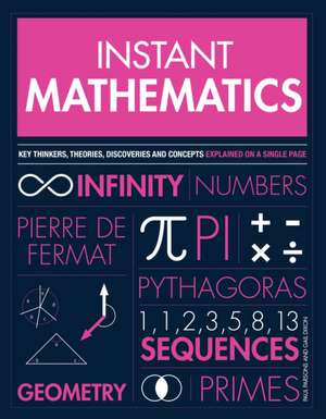 Instant Mathematics de Paul Parsons