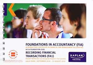 Kaplan Publishing: FA1 - RECORDING FINANCIAL TRANSACTION - P de Kaplan Publishing