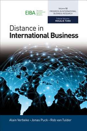 Distance in International Business – Concept, Cost and Value de Alain Verbeke