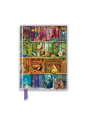 Aimee Stewart: A Stitch in Time Bookshelf (Foiled Pocket Journal) de Flame Tree Studio