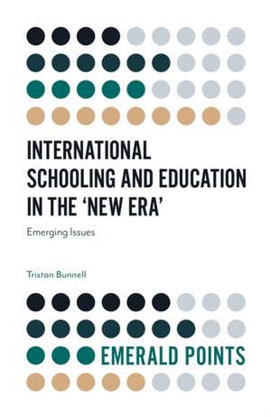 International Schooling and Education in the `Ne – Emerging Issues de Tristan Bunnell