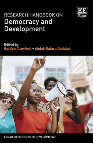 Research Handbook on Democracy and Development de Gordon Crawford