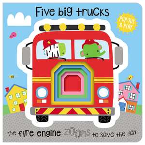 Pop-Out and Play Five Big Trucks de Ltd. Make Believe Ideas