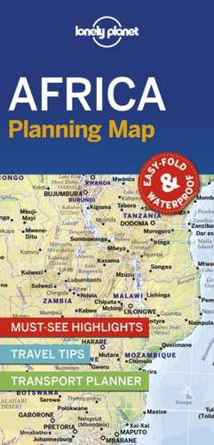 Africa Planning Map de Lonely Planet