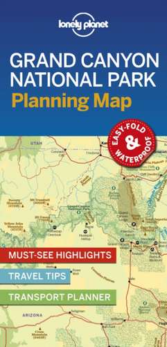 Lonely Planet Grand Canyon National Park Planning Map de Lonely Planet