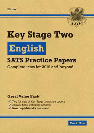 New KS2 English SATS Practice Papers: Pack 1 (for the tests in 2019) de CGP Books