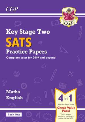 KS2 Maths & English SATS Practice Papers: Pack 1 - for the 2024 tests (with free Online Extras) de CGP Books