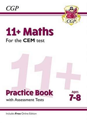 11+ CEM Maths Practice Book & Assessment Tests - Ages 7-8 (with Online Edition): perfect preparation for the eleven plus de CGP Books