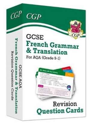 GCSE AQA French: Grammar & Translation Revision Question Cards (For exams in 2025) de Cgp Books