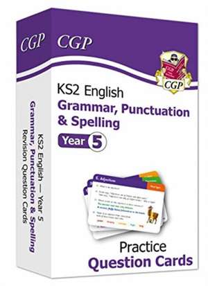 Cgp Books: KS2 English Year 5 Practice Question Cards: Gramm de CGP Books