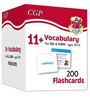 11+ Vocabulary Flashcards for Ages 10-11 - Pack 1 de Cgp Books