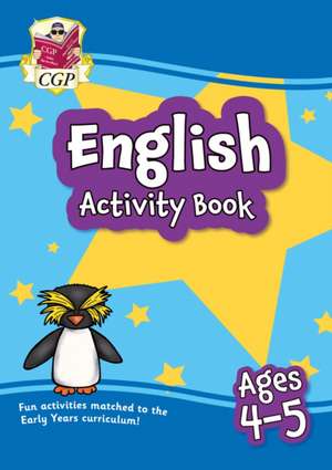 English Activity Book for Ages 4-5 (Reception) de CGP Books