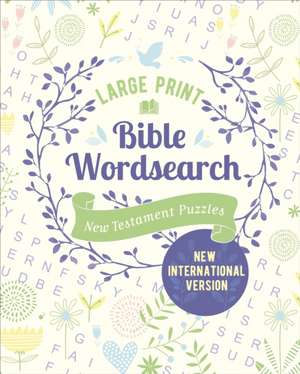 Large Print Bible Wordsearch de Eric Saunders