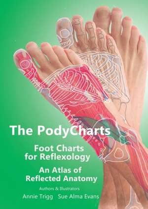 The PodyCharts Foot Charts for Reflexology de Annie Trigg