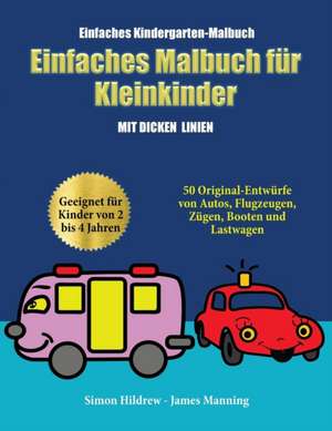 Einfaches Kindergarten-Malbuch de Simon Hildrew