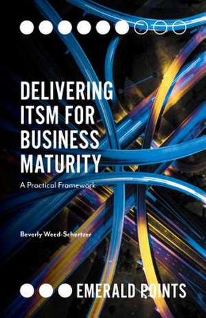 Delivering ITSM for Business Maturity – A Practical Framework de Beverly Weed–schertzer