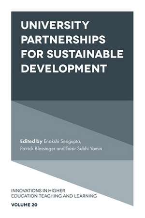 University Partnerships for Sustainable Development de Enakshi Sengupta