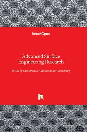 Advanced Surface Engineering Research de Mohammad Asaduzzaman Chowdhury