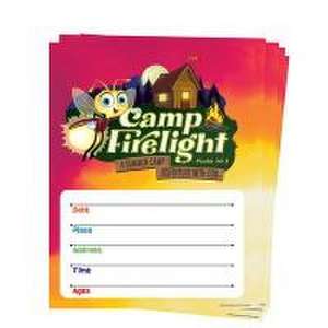 Vacation Bible School (Vbs) 2024 Camp Firelight Small Promotional Posters (Pkg of 5) de Cokesbury