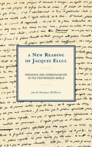 NEW READING OF JACQUES ELLULPCB de Jacob Marques Rollison