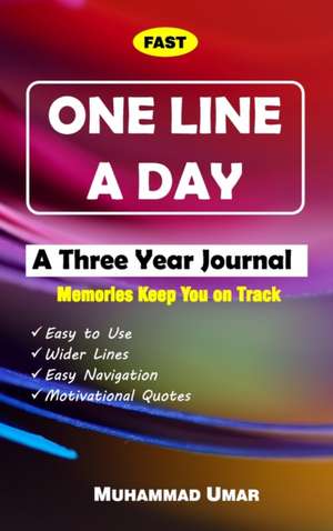 One Line a Day - A Three Year Journal de Muhammad Umar