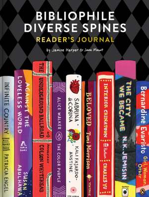 Bibliophile Diverse Spines Reader's Journal de Jane Mount