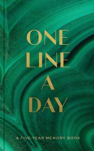 Malachite Green One Line a Day de Books Chronicle