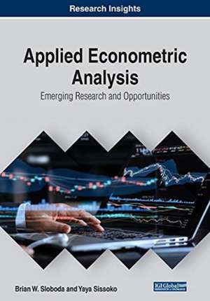 Applied Econometric Analysis de Yaya Sissoko