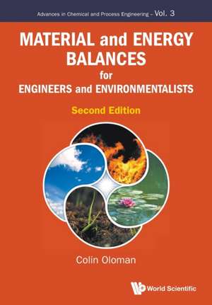 MATERIAL & ENERGY BALAN (2ND ED) de Colin Oloman