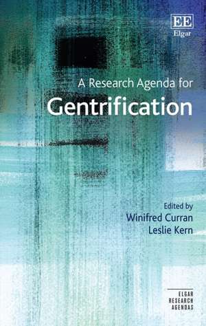 A Research Agenda for Gentrification de Winifred Curran