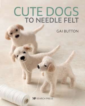 Cute Dogs to Needle Felt de Gai Button