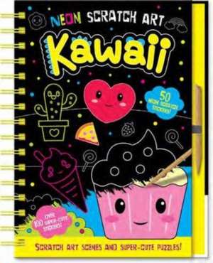 Neon Scratch Art Kawaii de Connie Isaacs