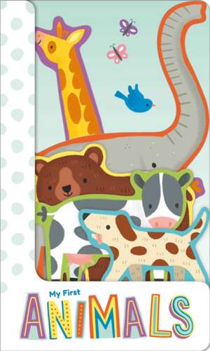 My First Animals: Chunky 3D Shapes Book de Igloobooks