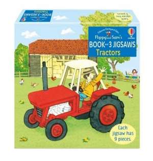 Poppy and Sam's Book and 3 Jigsaws: Tractors de Heather Amery